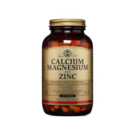 Solgar Calcium Magnesium Plus Zinc 250 Tablets - Image 1