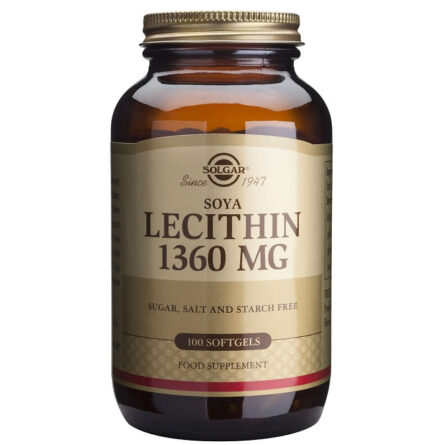 Solgar Lecithin 1360mg 100 Softgels - Image 1