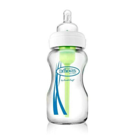 Dr. Brown's Crystal Wide Mouth Bottle 270 ml - Image 1