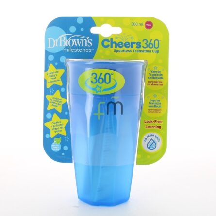 360 Tumbler Without Spout Blue Handleless 300ml - Image 1
