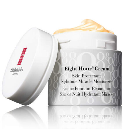 Description:  Elizabeth Arden Eight Hour Nighttime Miracle Moisturizer 50ml is a rich, restorative cream designed to hydrate and repair skin overnight. Formulated with nourishing ingredients, it helps replenish moisture, improve skin texture, and leave your skin soft, smooth, and revitalized by morning.  Key Benefits:  Provides intense overnight hydration  Repairs and rejuvenates dry, tired skin  Improves skin texture and softness  Suitable for all skin types  Dermatologist-tested and non-greasy  Usage: Apply liberally to the face and neck in the evening before bedtime. Massage gently until fully absorbed.