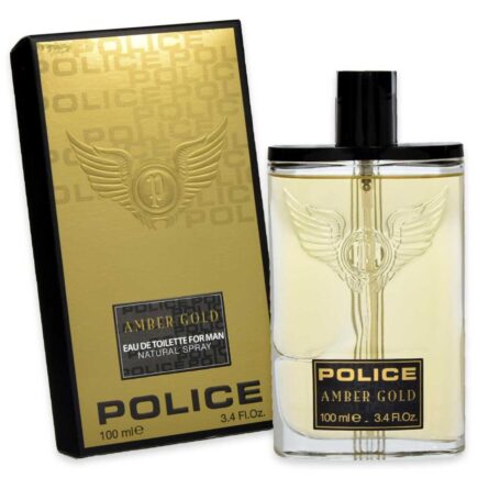 Police Amber Gold Eau De Toilette For Man 100ml Spray - Image 1