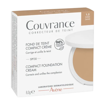 Couvrance Compact Cream Foundation 1.2 Sand - Image 1