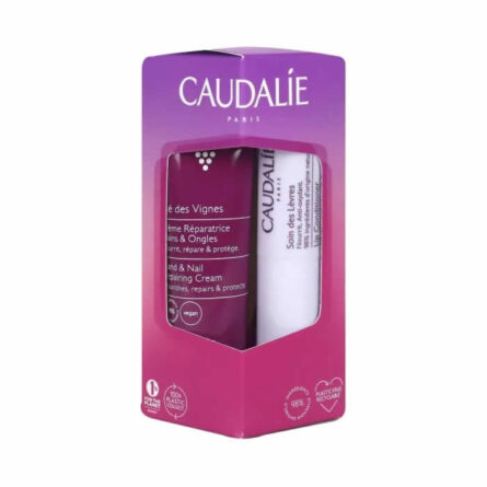 Caudalie Thé Des Vignes Hand & Nail Cream 30ml + Lip Balm 4.5g - Image 1