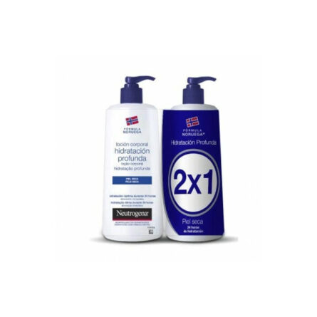 Neutrogena Deep Moisturising Body Lotion Dry Skin 750ml+750ml - Image 1