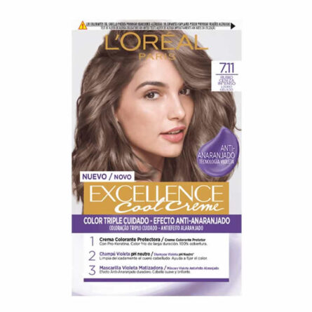 L'Oreal Excellence Cool Creme 7.11 192ml - Image 1