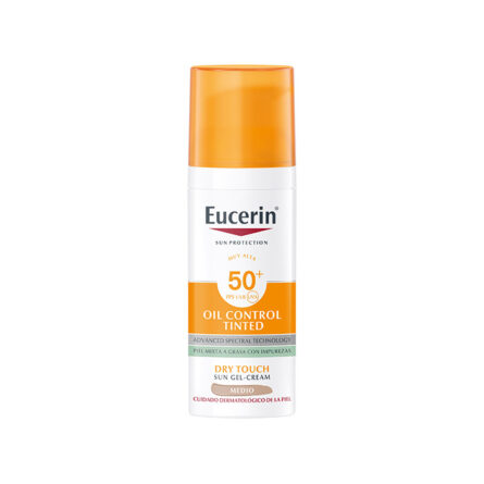 Eucerin Gel Cream Oil Control Colour Medium Spf50+ 50ml - Image 1