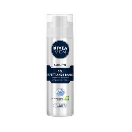 Nivea Sensitive Shaving Gel 200ml – Image 1