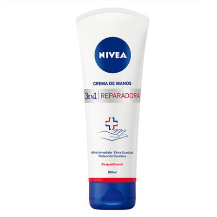 Nivea 3 In 1 Repair Hand Cream 100ml - Image 1