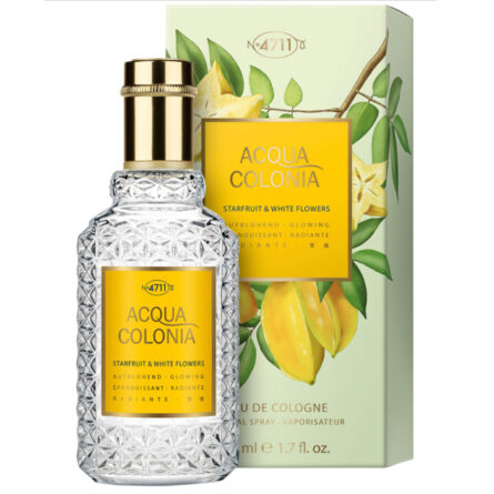 4711 Acqua Colonia Starfruit y White Flowers Eau De Cologne Spray 50ml - Image 1