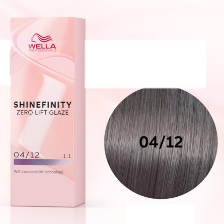 Wella Shinefinity Zero Lift Glaze Tinte 04-12 60ml - Image 1