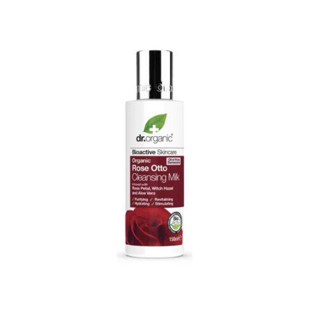 Dr. Organic Rose Otto Cleansing Milk 150ml - Image 1
