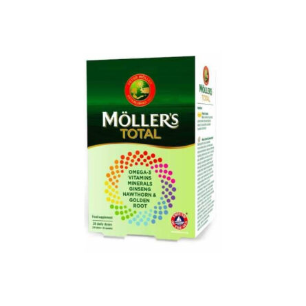 Möller's Total Multivitamins + Omega-3 (28 Tablets + 28 Pearls) – Image 1