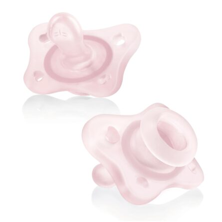 Chicco PhysioForma® Soft Pacifier 2-6M Pink 1PC - Image 1