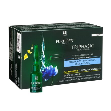 Rene Furterer Triphasic Anti-Hair Loss Treatment 12 Ampoules - Image 1