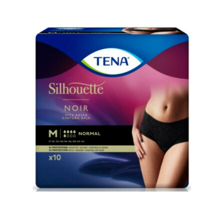 Tena Silhouette Normal Black M 10U - Image 1