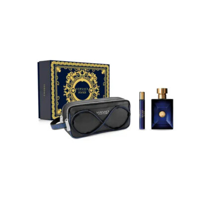 Versace Dylan Blue Eau De Toilette Spray 100ml Set 3 Pieces - Image 1