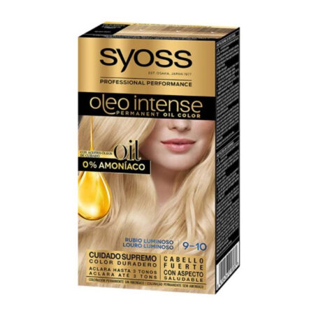 Syoss Oleo Intense Permanent Hair Color 9-10 Luminous Blonde - Image 1