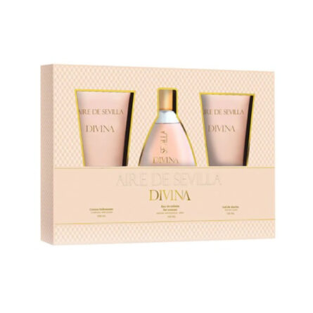 Aire De Sevilla Divina Eau De Toilette For Woman Spray 150ml Set 3 Pieces - Image 1