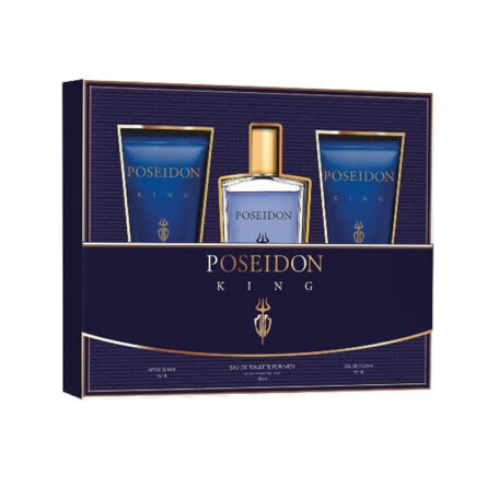 Aire De Sevilla Poseidon King Men Eau De Toilette Spray 150ml Set 3 Pieces – Image 1