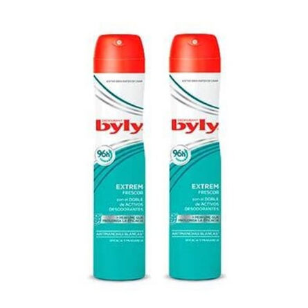 Byly Extrem Frescor Deodorant Spray 2x200ml - Image 1