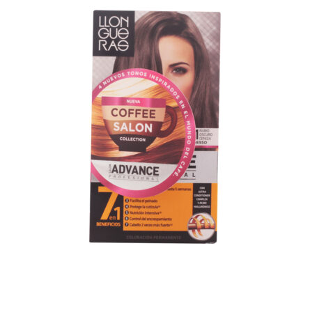 Llongueras Color Advance Coffee Salon Collection Hair Colour 6.1 Dark Ash Blonde - Image 1
