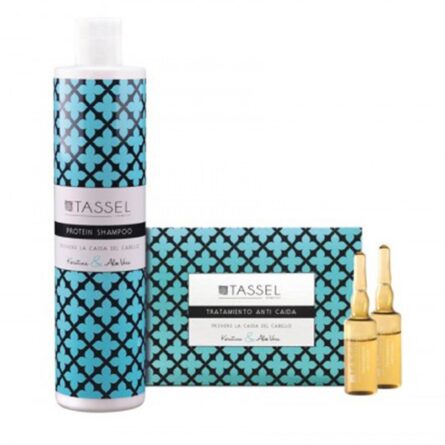 Eurostil Tassel Champu Anticaida 400ml Ampollas Anticaida 12u - Image 1