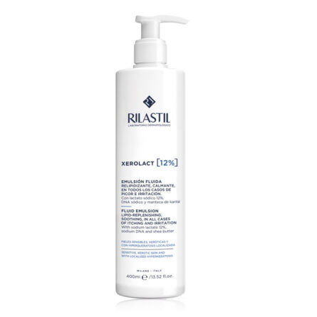 Rilastil Xerolact 12% Keratin Regulating Moisturizing Milk 400ml - Image 1