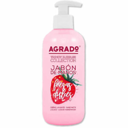 Agrado Trendy Bubbles Collection Liquid Handwash Fresas Dulces 300ml – Image 1