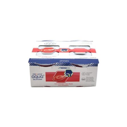 Meritene Nestlé Resource Gelled Water Pomegranate 4 U - Image 1