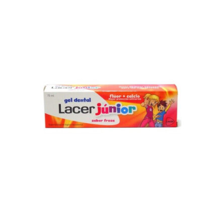 Lacer Junior Dental Gel 75ml Strawberry - Image 1