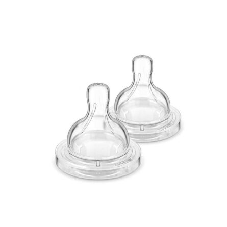 Philips Avent Avent Classic Silicone Teat 6m 2uts – Image 1
