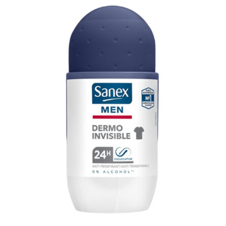 Sanex Men Dermo Invisible Deodorant Roll-On 50ml – Image 1