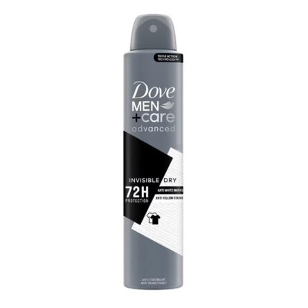 Dove Men Advanced Invisible Dry 72h Spray Anti-Amarillos Anti-Transpirante 200ml Spray - Image 1
