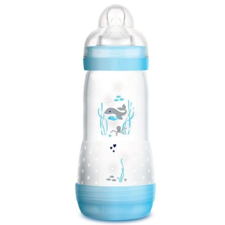 Mam Baby Anti-colic Blue Bottle 320ml - Image 1