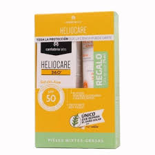 Heliocare 360 ​​Gel Oil Free Dry Touch Face Spf50 50ml Set 2 Pieces