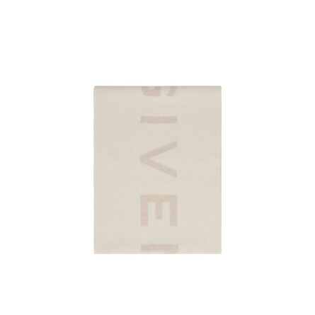 Beige Cashmere Scarf - Image 2