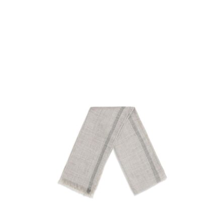 Gray Linen Scarf - Image 2