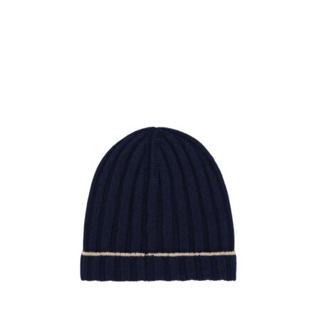 Blue Cashmere Beanie