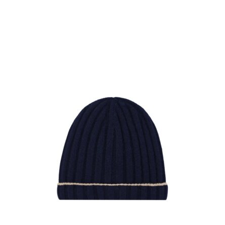 Blue Cashmere Beanie – Image 2