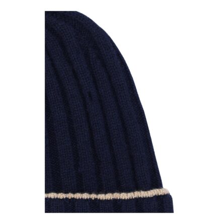 Blue Cashmere Beanie – Image 3