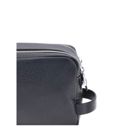 Black Calf Leather Bos Taurus Airpod Holder - Image 4