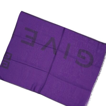 Purple Cashmere Foulard - Image 2