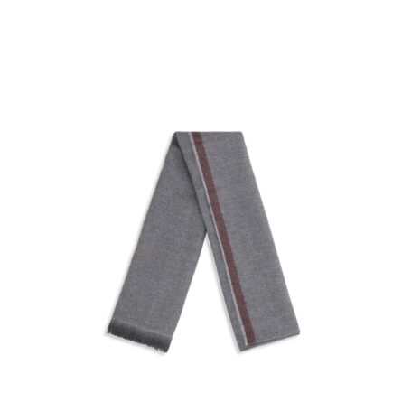 Gray Cashmere Scarf - Image 2