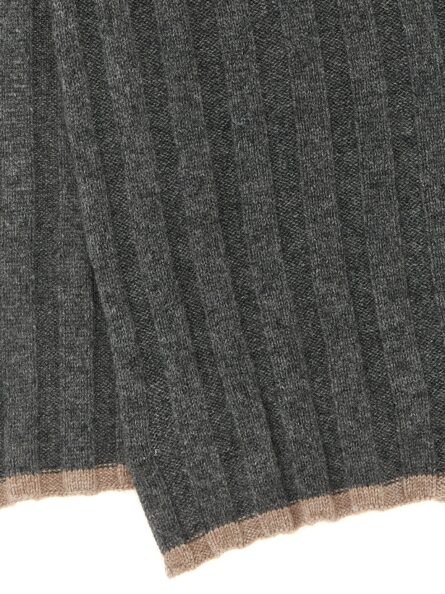 Gray Cashmere Scarf - Image 3