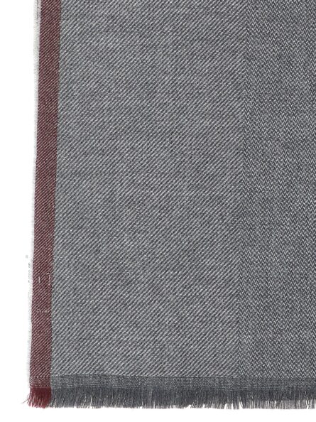 Gray Wool Scarf - Image 3