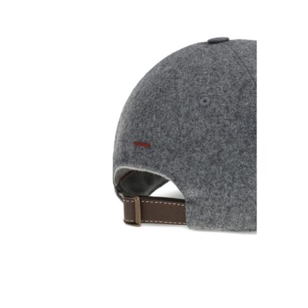 Gray Wool Oves Aries Cap (Baseball Hat) - Image 3