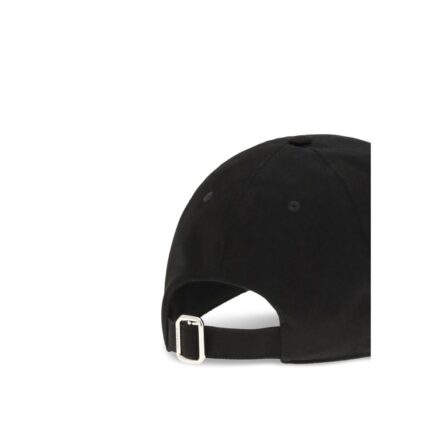 Black Cotton Cap (Baseball Hat) - Image 3