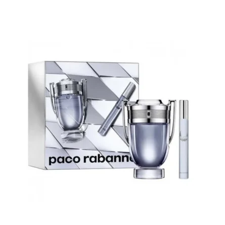 Paco Rabanne Invictus Eau De Toilette Spray 100ml Set 2 Pieces - Image 1