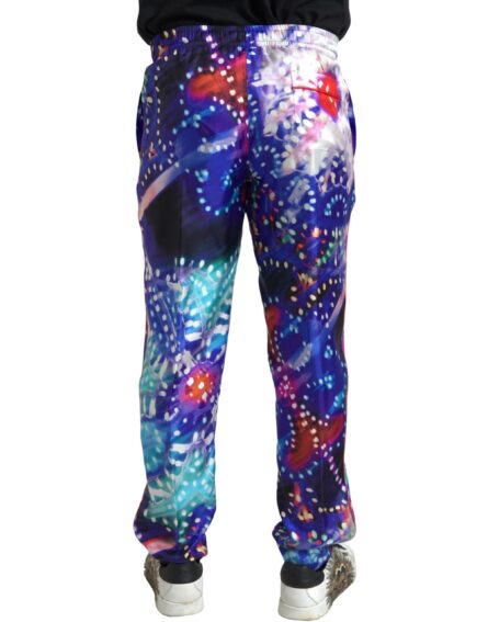 Multicolor Printed Silk Men Trouser Pants - Image 2